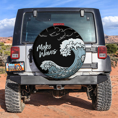 Make Wave Car Spare Tire Cover