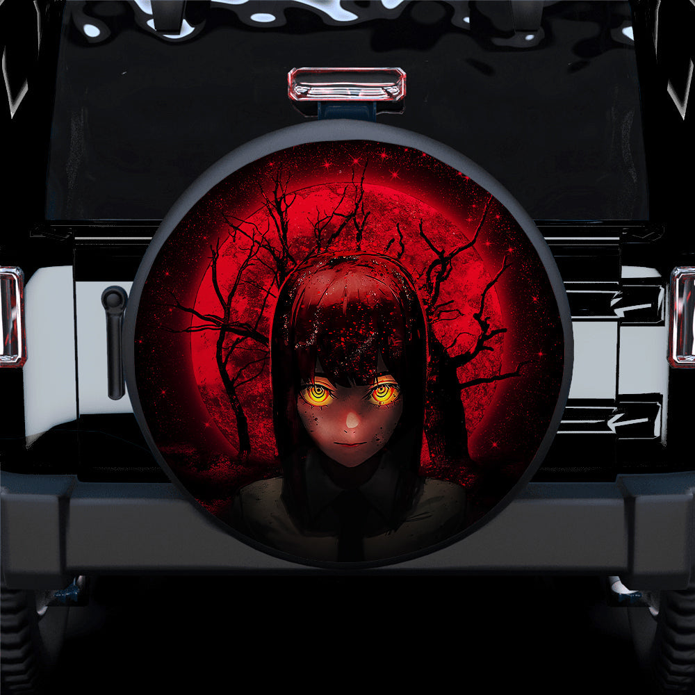 Makima Chainsaw Man Moonlight Jeep Car Spare Tire Cover