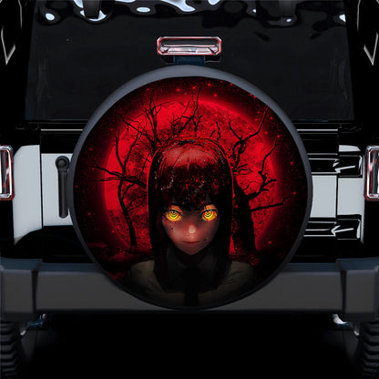 Makima Chainsaw Man Moonlight Jeep Car Spare Tire Cover