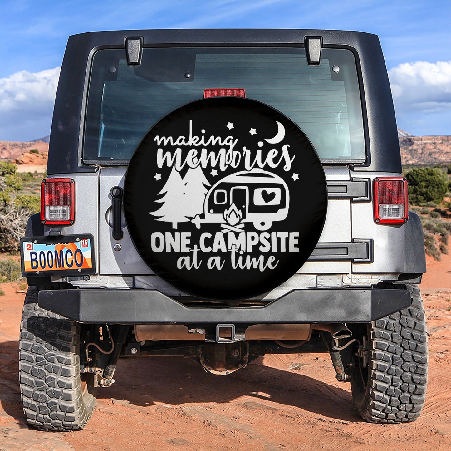 Making Memories One Campfire At A Time Jeep Car Spare Tire Cover