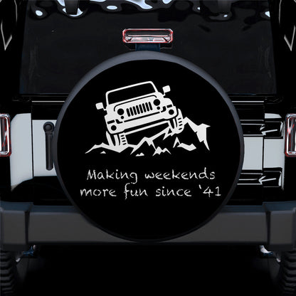 Making Weekends More Fun Since 41 Jeep Car Spare Tire Cover