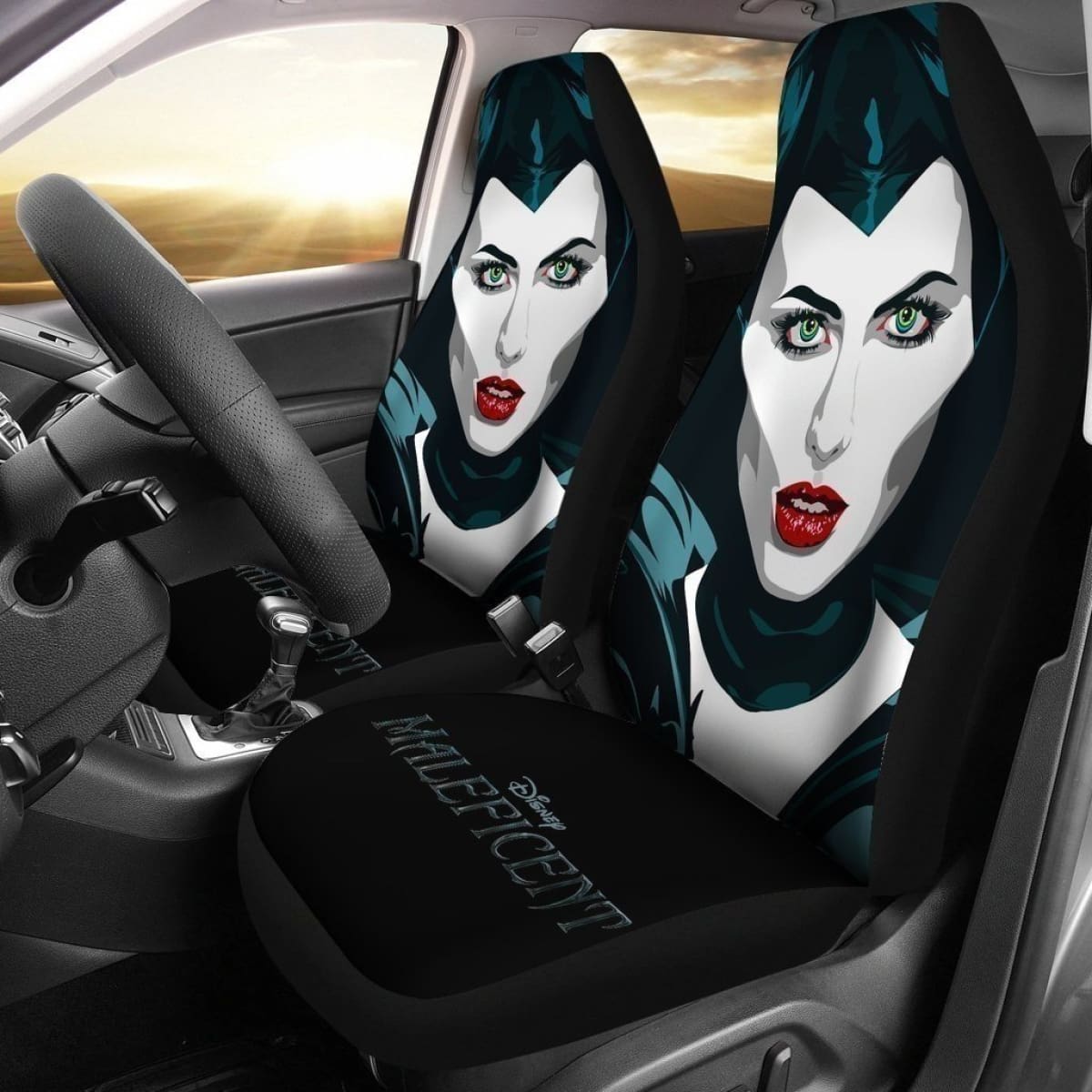 2019 Maleficent Car Seat Covers Fan Gift Idea Universal Fit 194801