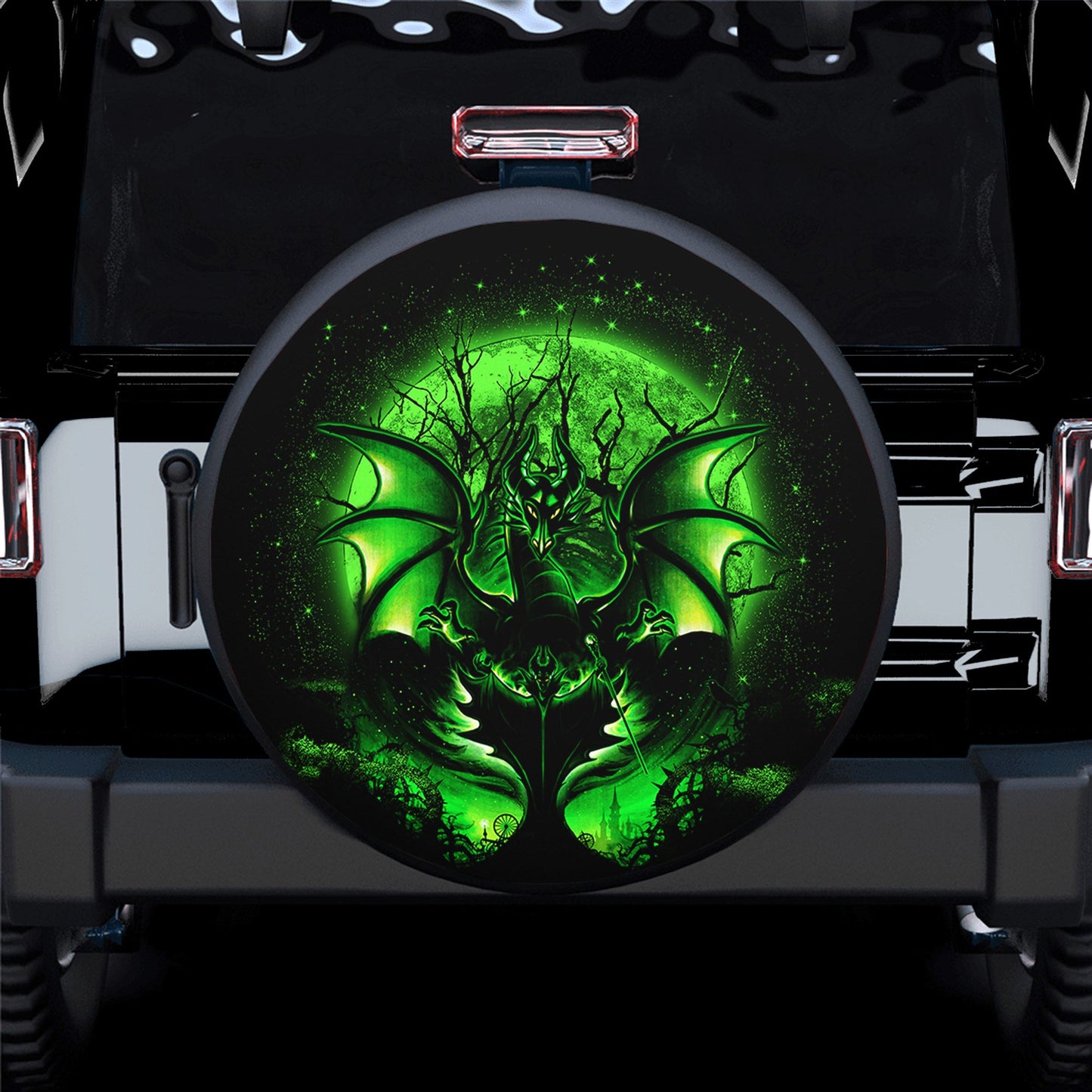 Maleficent Moonlight Spare Tire Cover