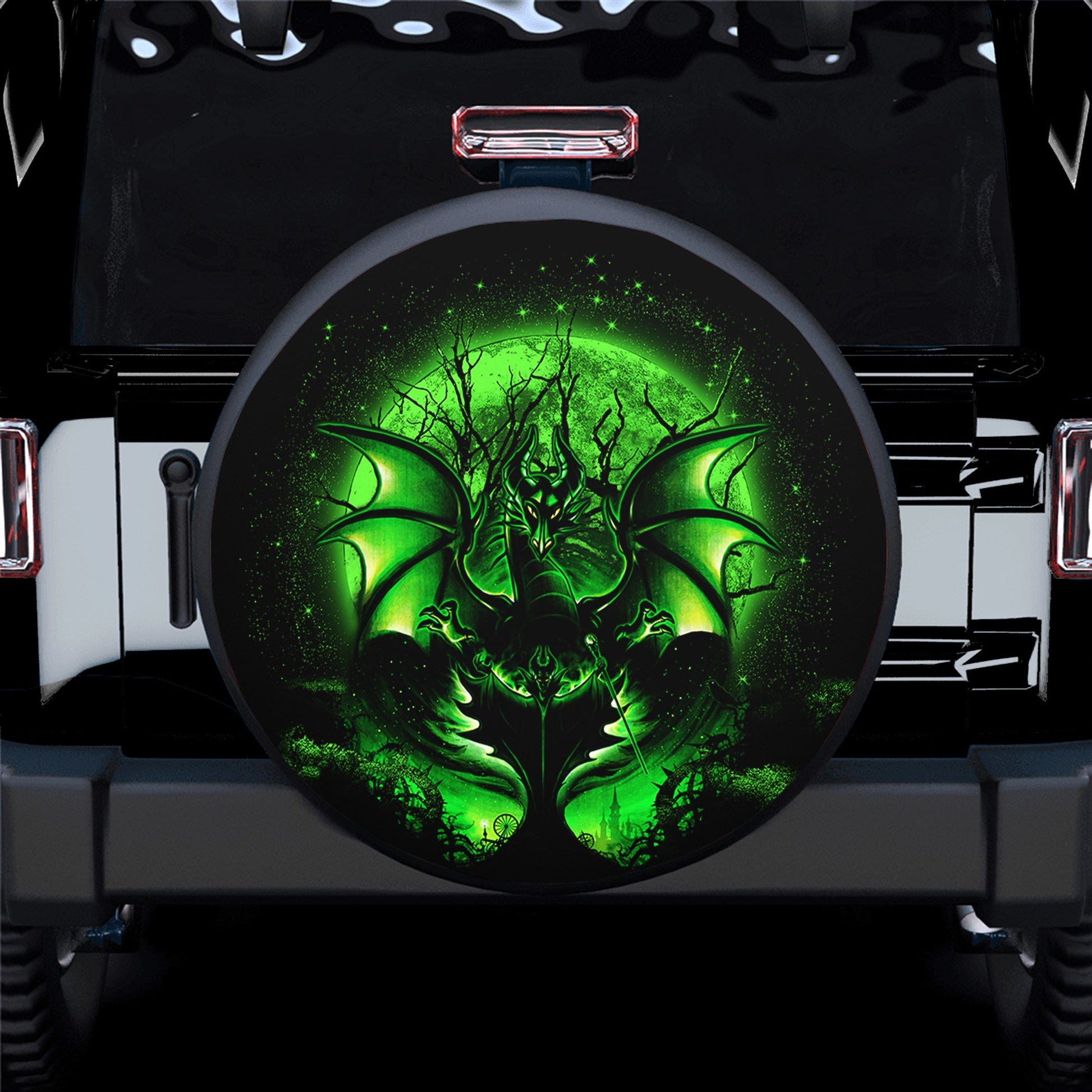 Maleficent Moonlight Spare Tire Cover
