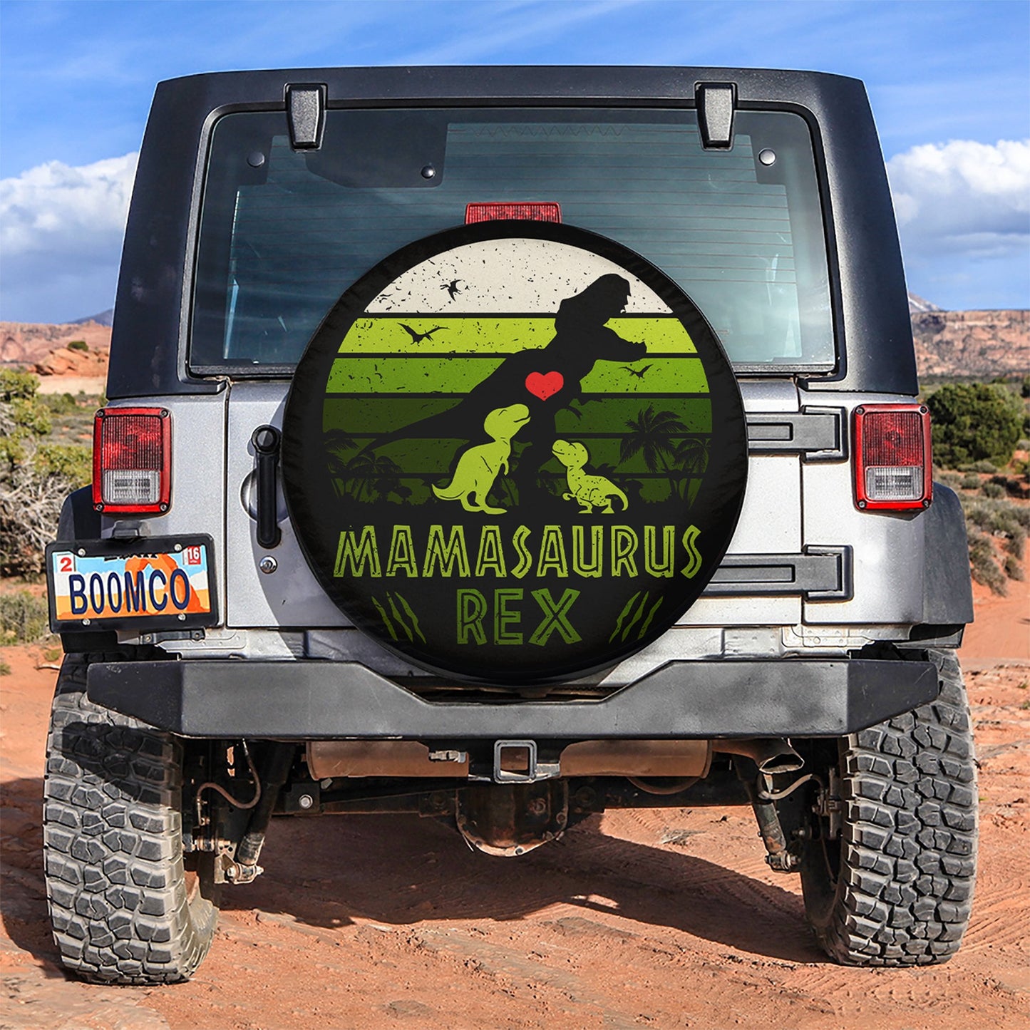 Mama T-Rex Funny Car Spare Tire Cover