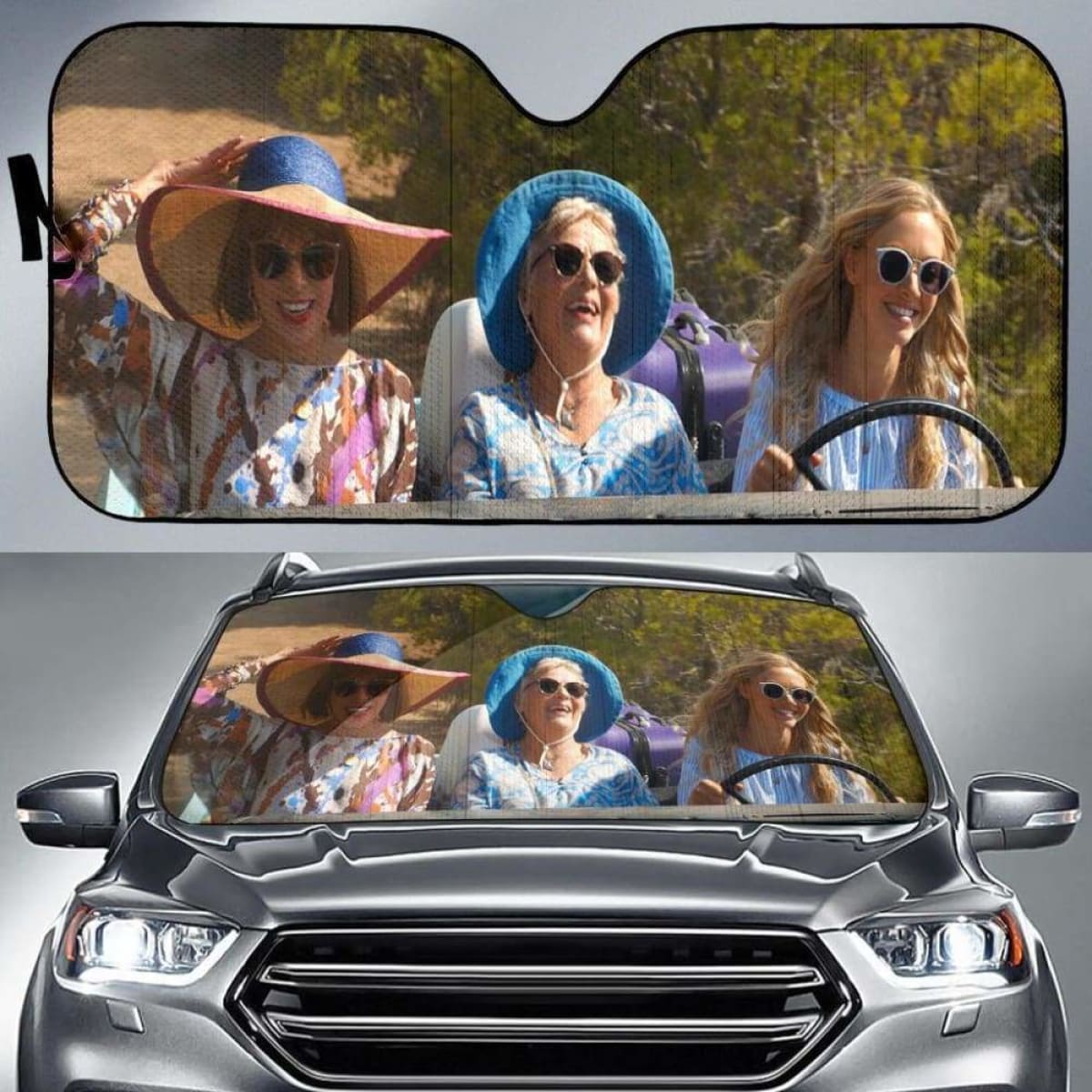 Mamma Mia Auto Sun Shade 918b Universal Fit