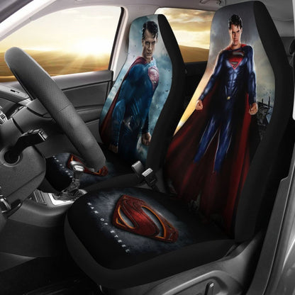 Man Of Steel Dc Comics Superman Car Seat Covers Lt04 Universal Fit 225721
