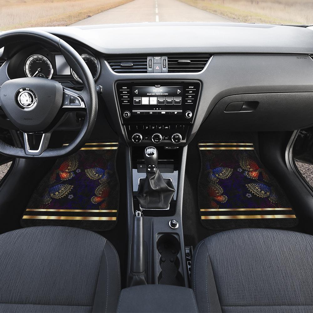 Mandala Butterflies Car Floor Mats Custom Car Accessories