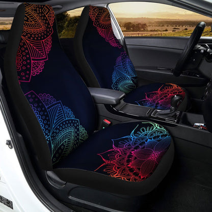 Mandala Car Seat Covers Custom Mandala Car Accessories