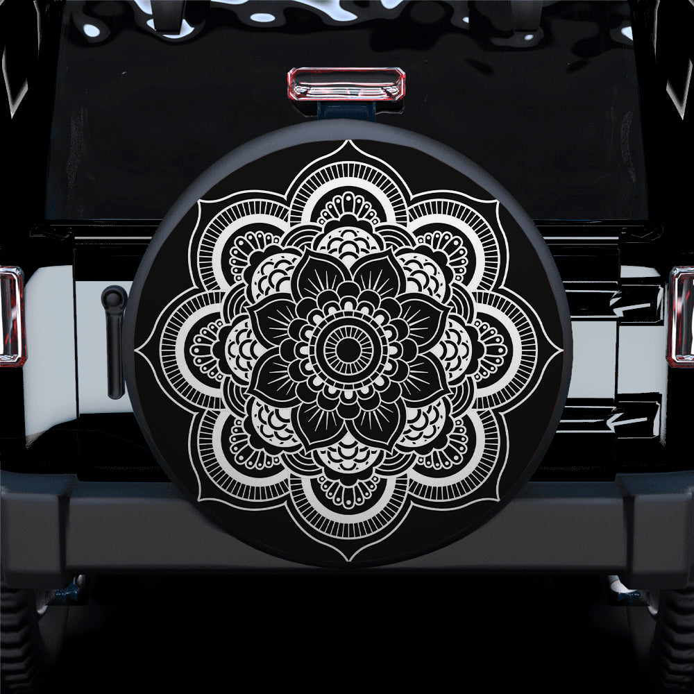 Mandala Flower Style Jeep Car Spare Tire Cover