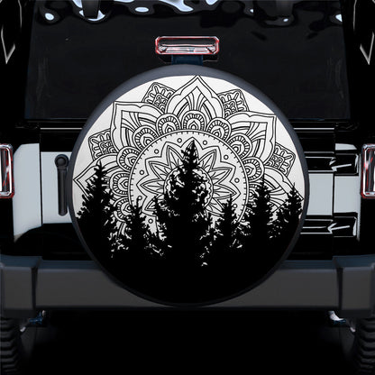 Mandala Style Tatoo Jeep Car Spare Tire Cover