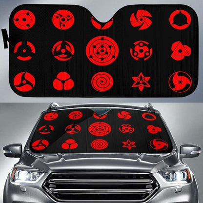 Mangekyo Sharinga Eyes Car Sun Shades 918b Universal Fit