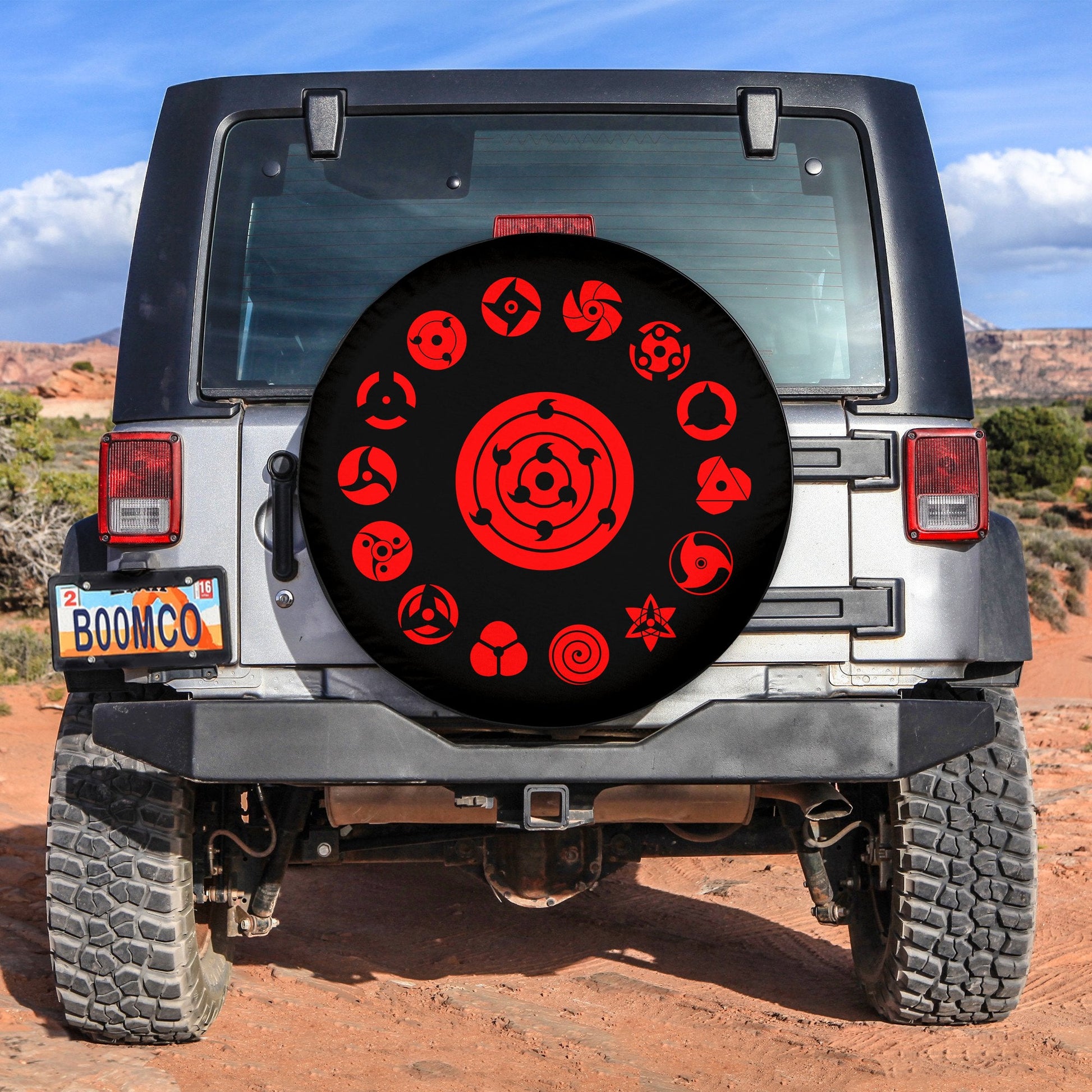 Mangekyou Sharingan Spare Tire Cover
