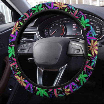 Marijuana Car Steering Wheel Cover