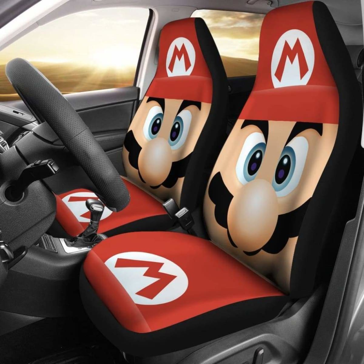 Mario Car Seat Covers 1 Universal Fit 051012