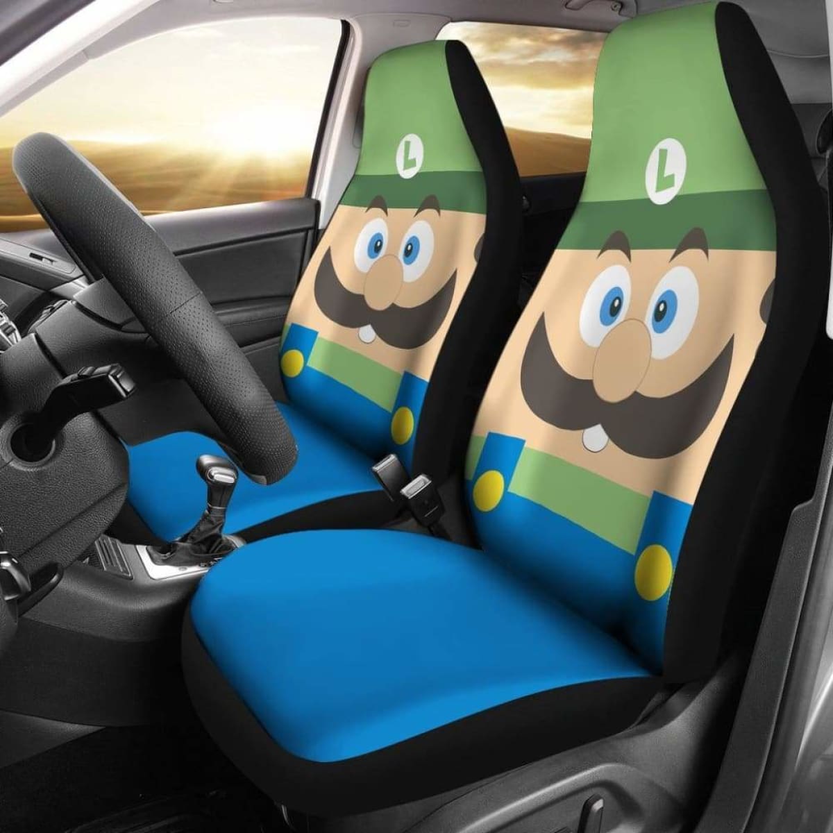 Mario Car Seat Covers 3 Universal Fit 051012