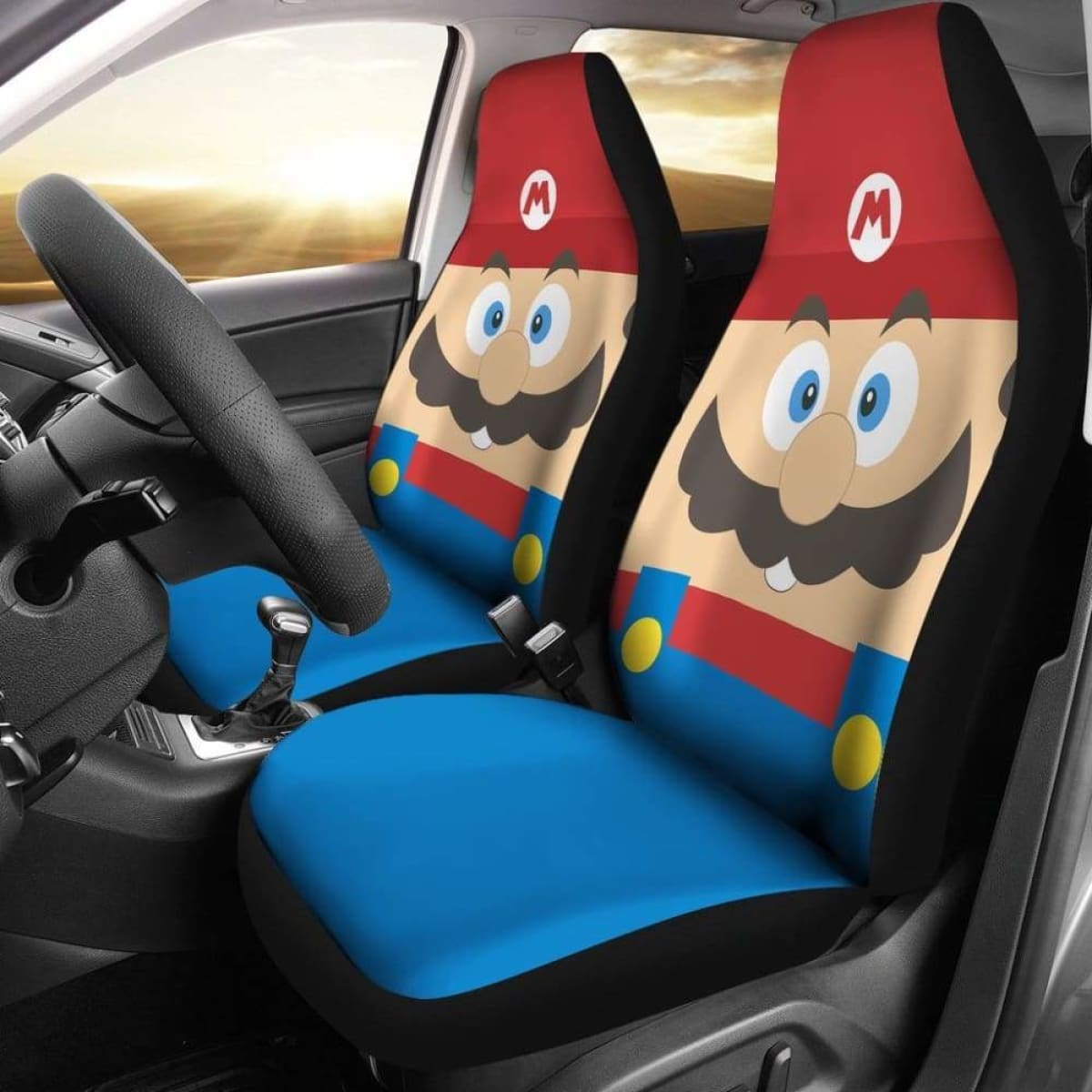 Mario Car Seat Covers 2 Universal Fit 051012