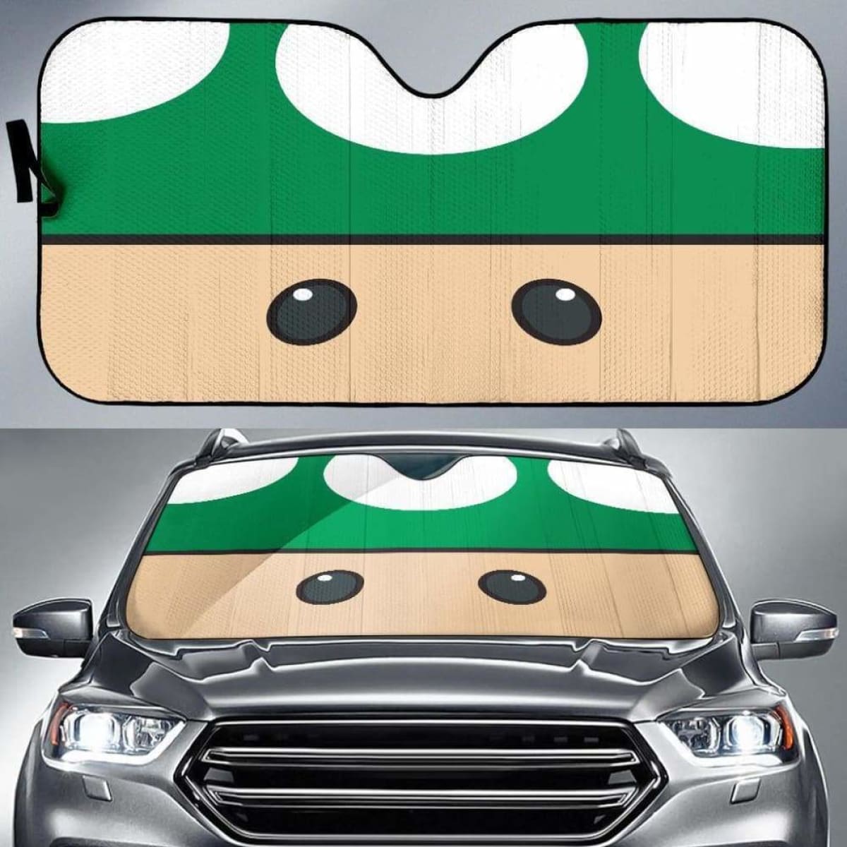 Mario Mushroom Auto Sun Shades 918b Universal Fit