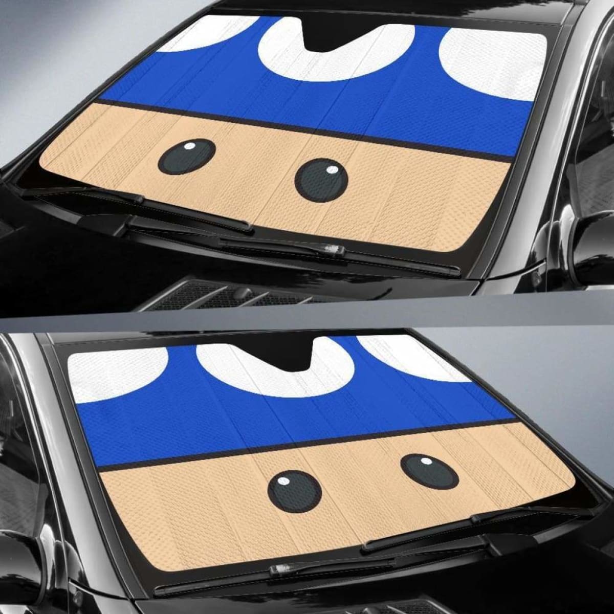 Mario Mushroom Car Auto Sun Shades Universal Fit 051312