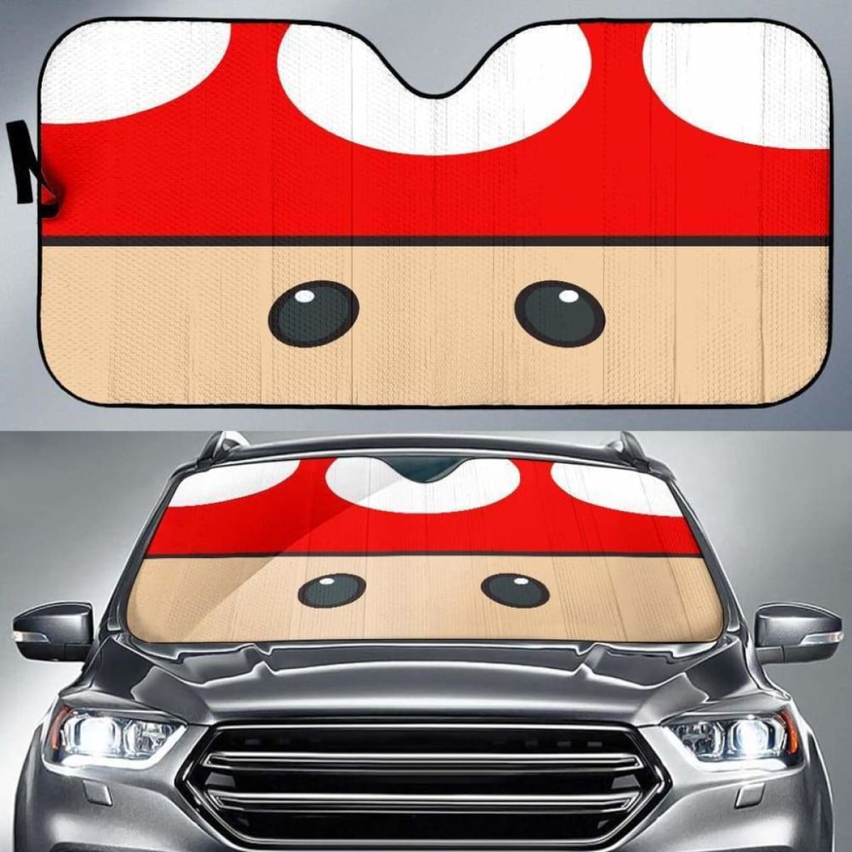 Mario Mushroom Car Auto Sun Shades Universal Fit 051312
