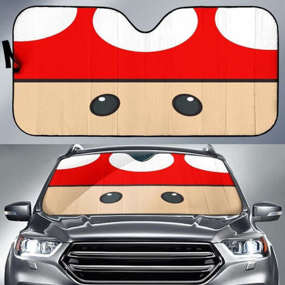 Mario Mushroom Car Auto Sun Shades Universal Fit 051312
