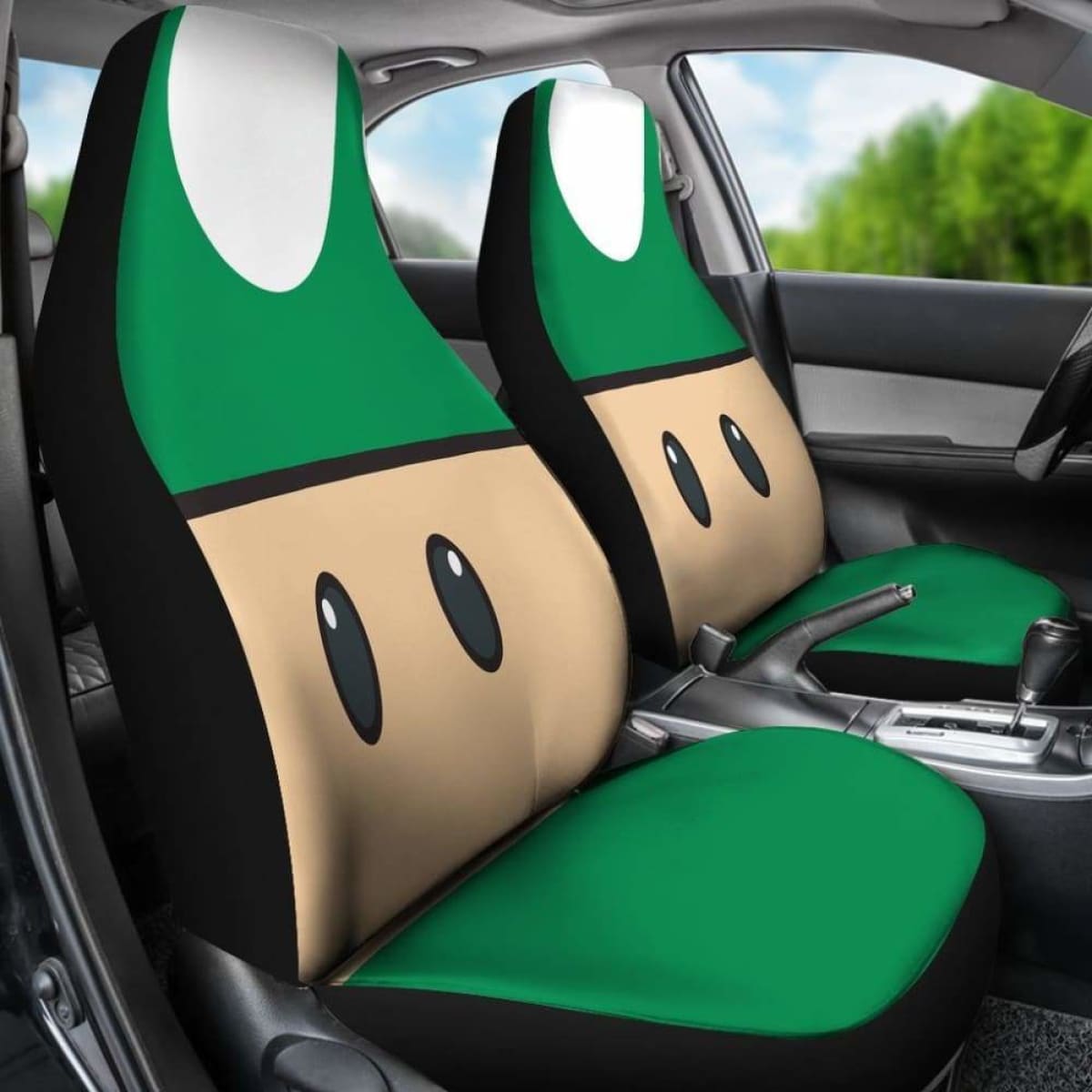 Mario Mushroom Car Seat Covers 1 Universal Fit 051012