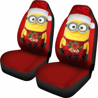 Marry Christmas Minions Car Seat Covers Universal Fit 051012