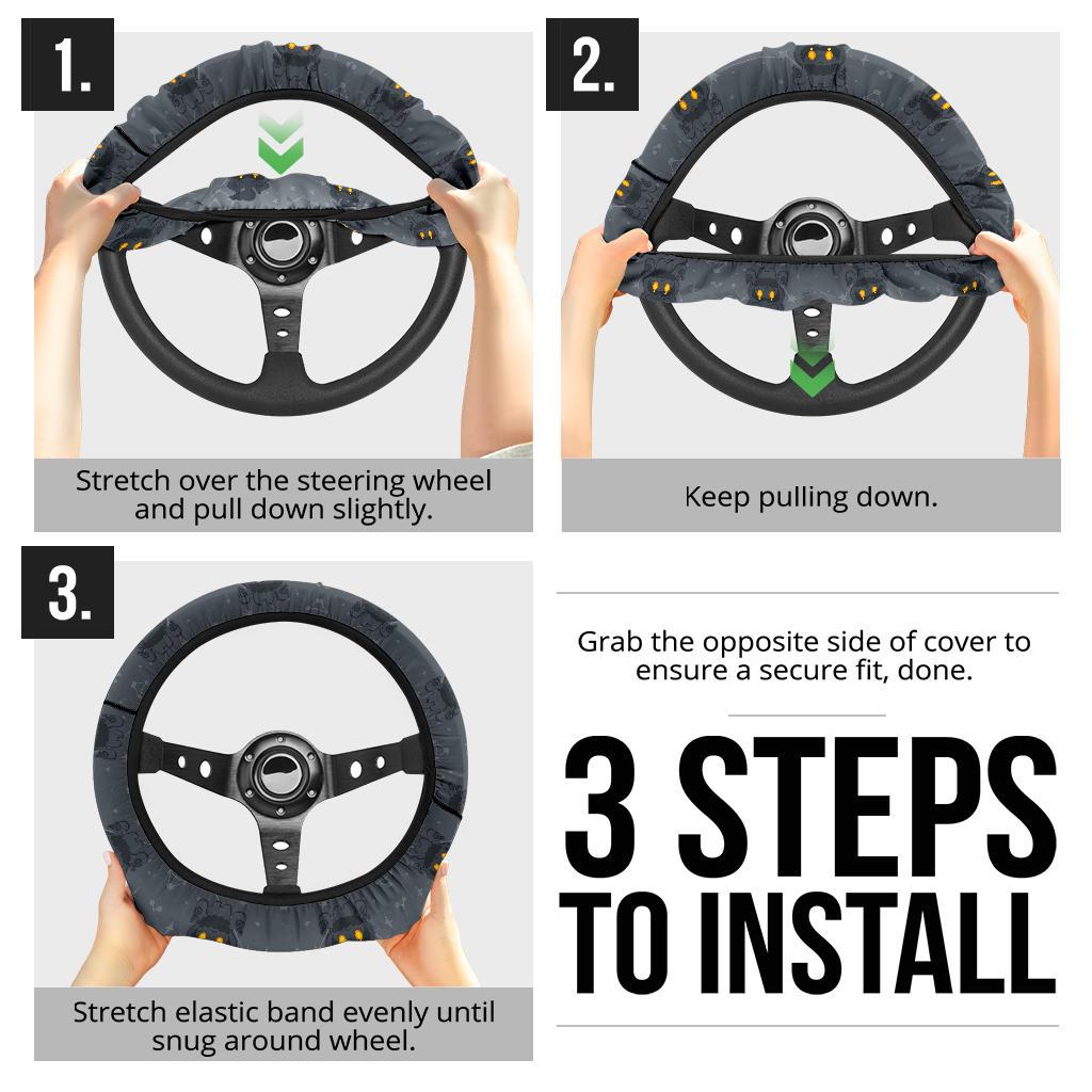 Marshadow Car Steering Wheel Cover