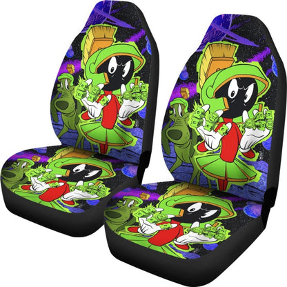 Martian Car Seat Covers Looney Tunes Cartoon Fan Gift H200212 Universal Fit 225311