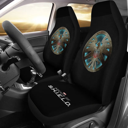 Marvel Agents Of Shield Logo Falcon Car Seat Covers Lt03 Universal Fit 225721