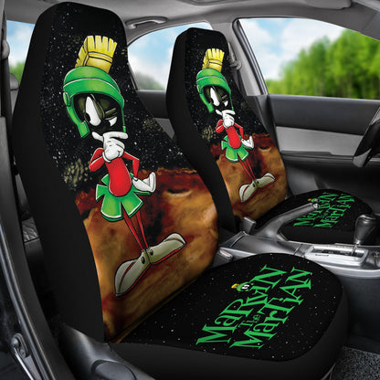 Marvin The Martian Car Seat Covers Custom For Fan Ci221118-08