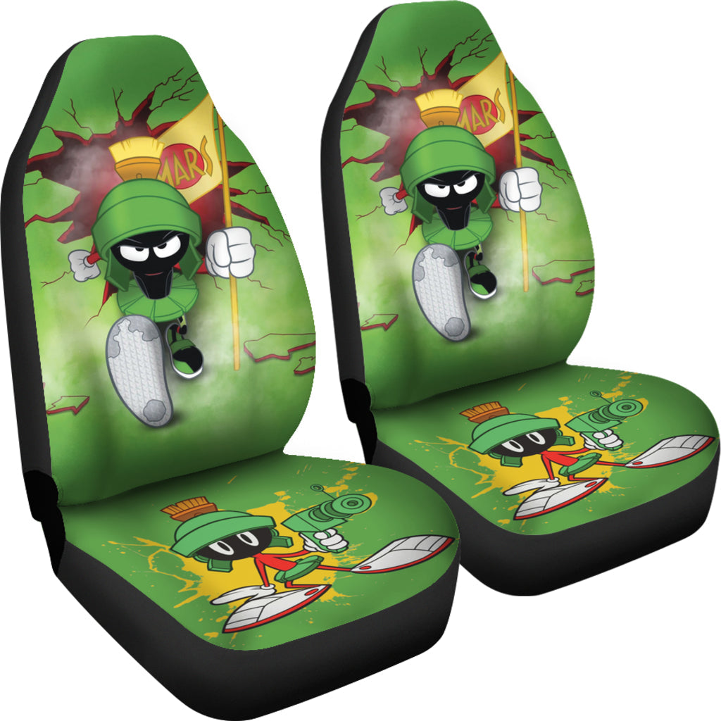 Marvin The Martian Car Seat Covers Custom For Fan Ci221118-04