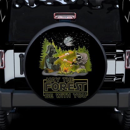 May The Forest Be With You Jeep Car Spare Tire Cover