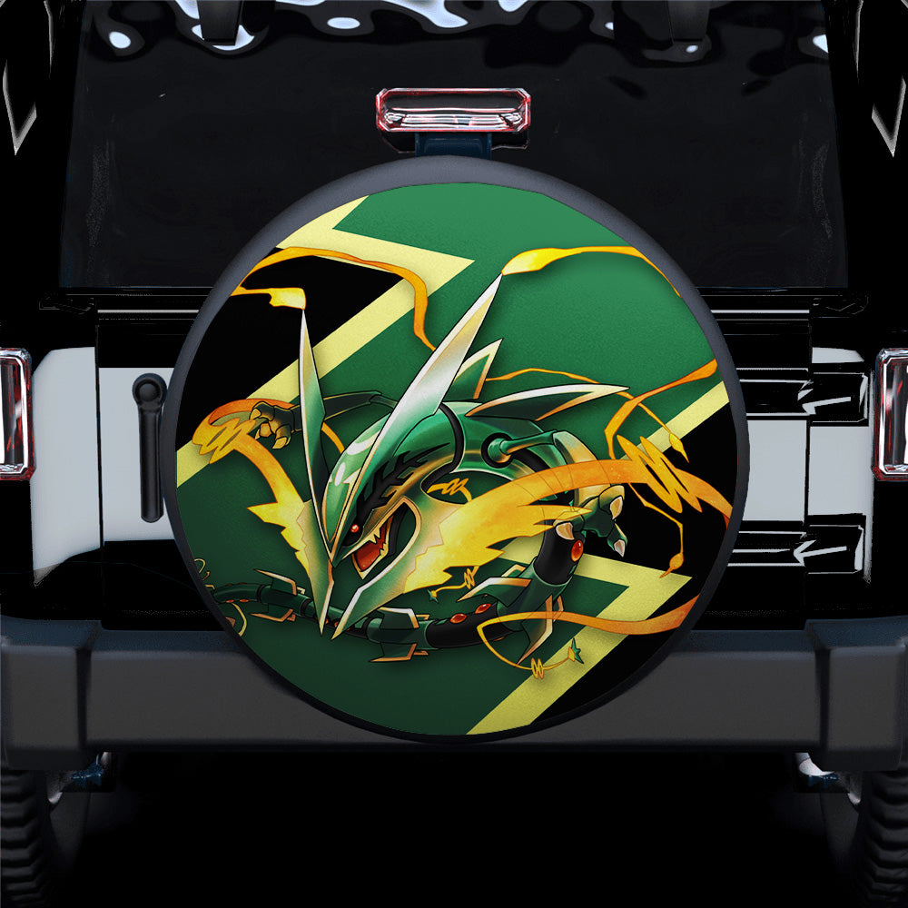 Mega Rayquaza x Car Spare Tire Cover