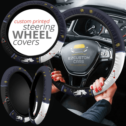 Megumi Fushiguro Anime Steering Wheel Cover Custom Anime Jujutsu Kaisen Car Accessories