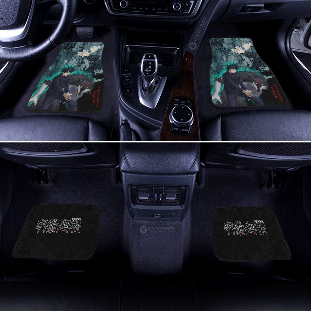 Megumi Fushiguro Car Floor Mats Custom Anime Jujutsu Kaisen Car Interior Accessories