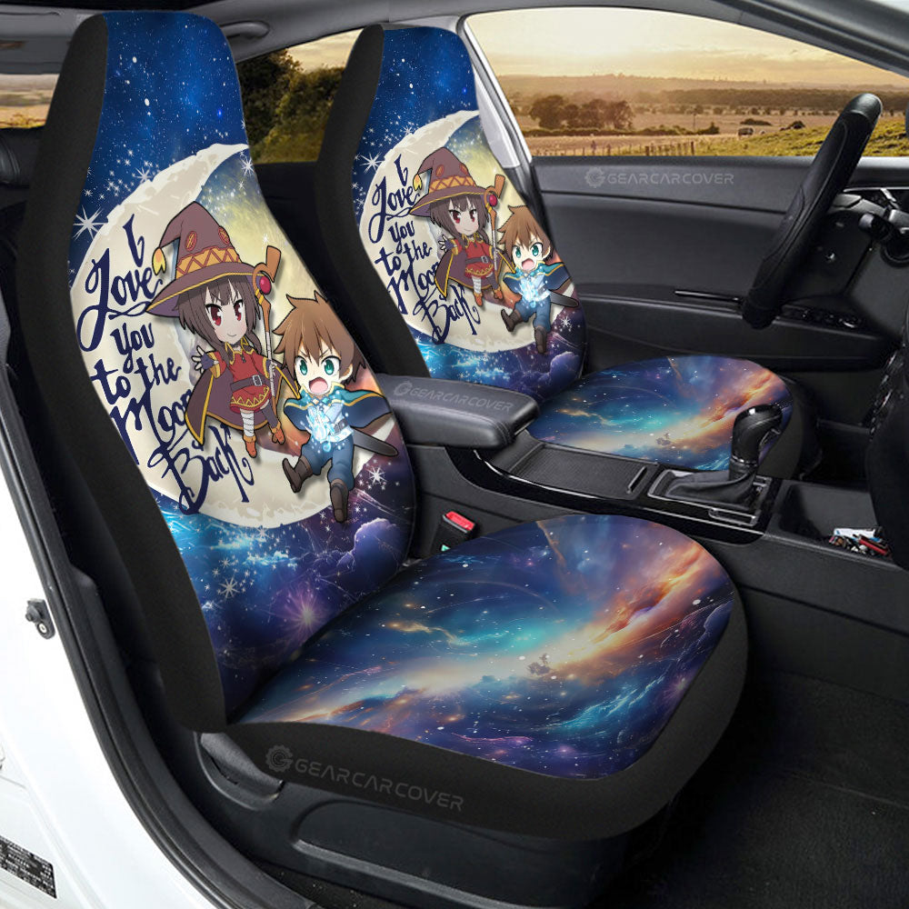 Megumin And Kazuma Car Seat Covers Custom Car Accessories