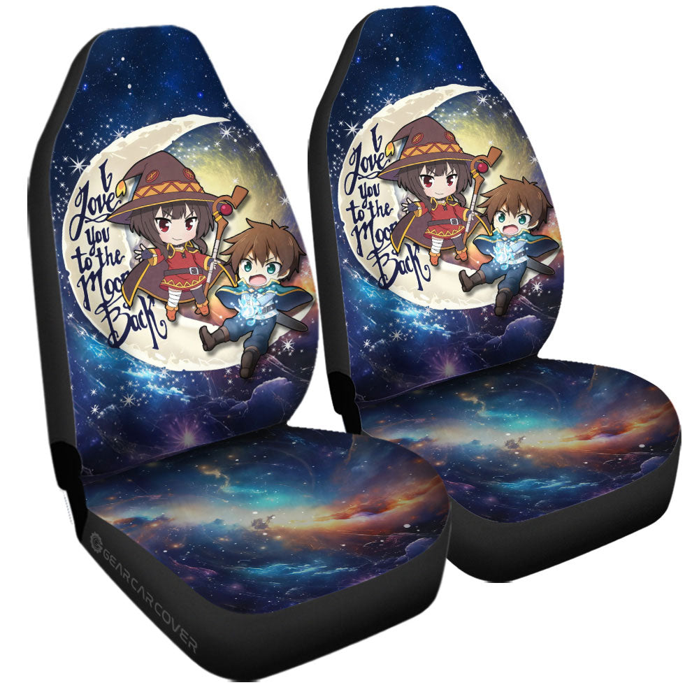 Megumin And Kazuma Car Seat Covers Custom Car Accessories