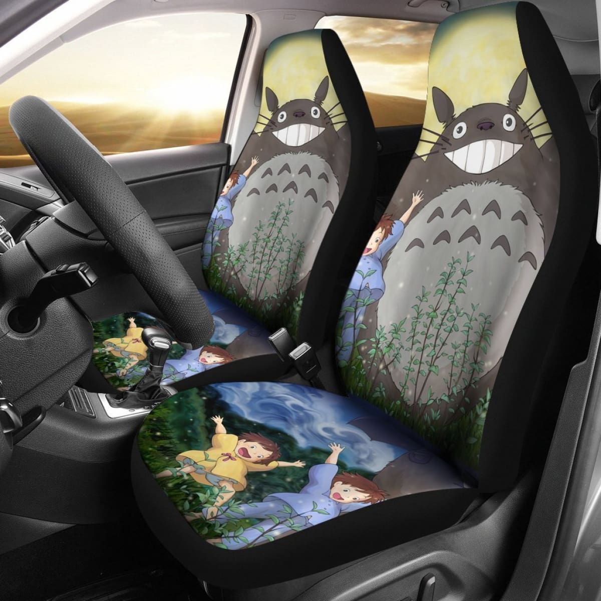 Mei & Satsuki My Neighbor Totoro Car Seat Covers Lt03 Universal Fit 225721