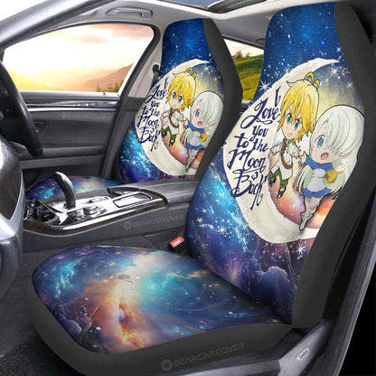 Meliodas And Elizabeth Car Seat Covers Custom Car Accessories