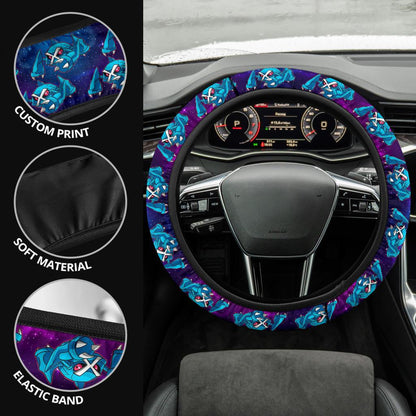 Metagross Anime Custom Car Steering Wheel Cover