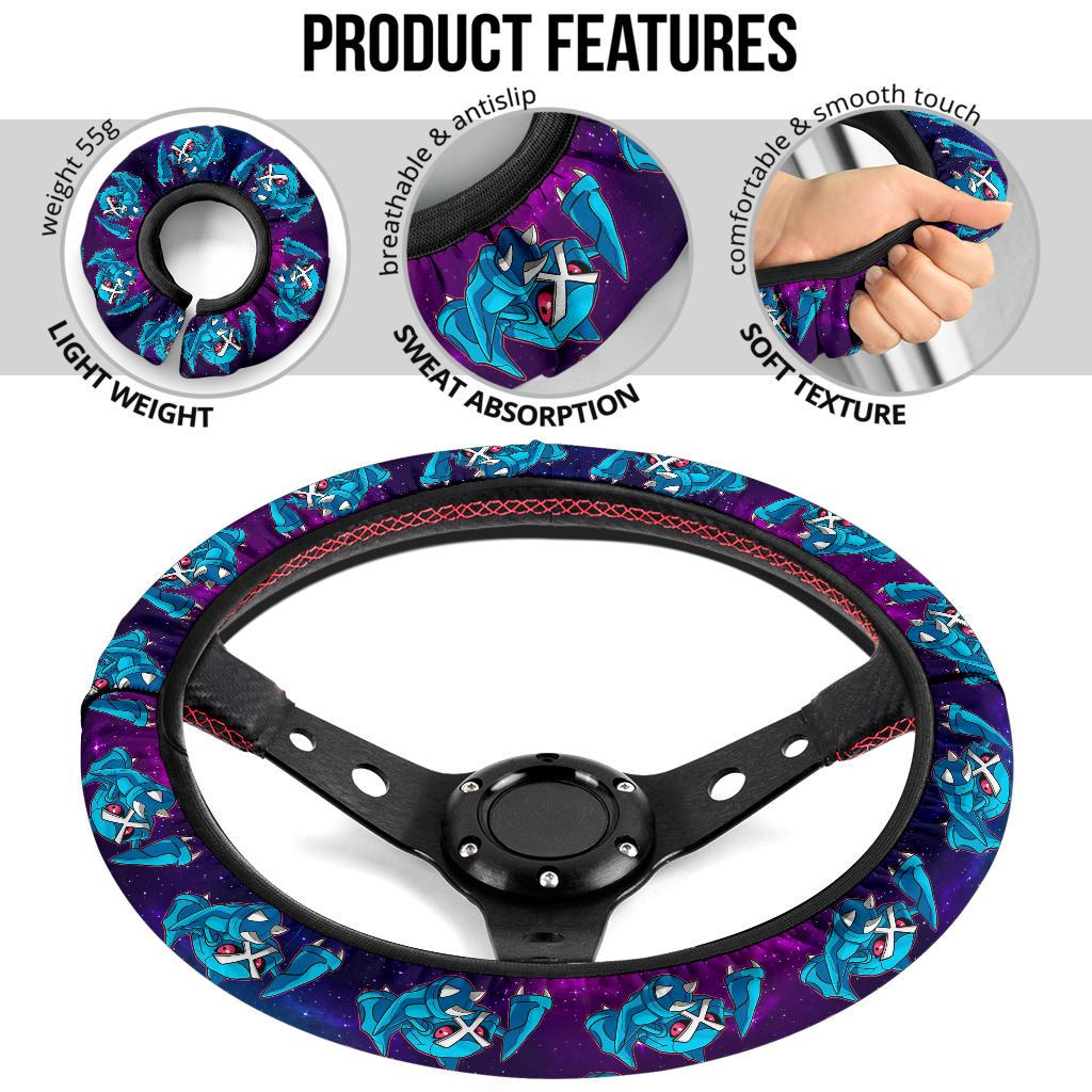 Metagross Anime Custom Car Steering Wheel Cover