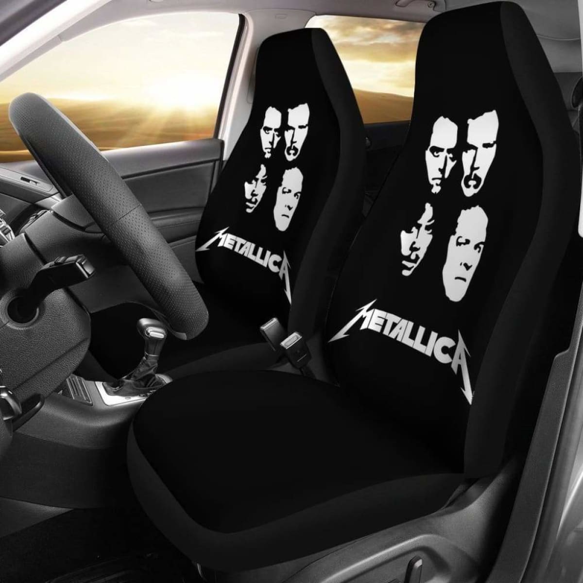 Metallica Band Car Seat Covers Universal Fit 051012