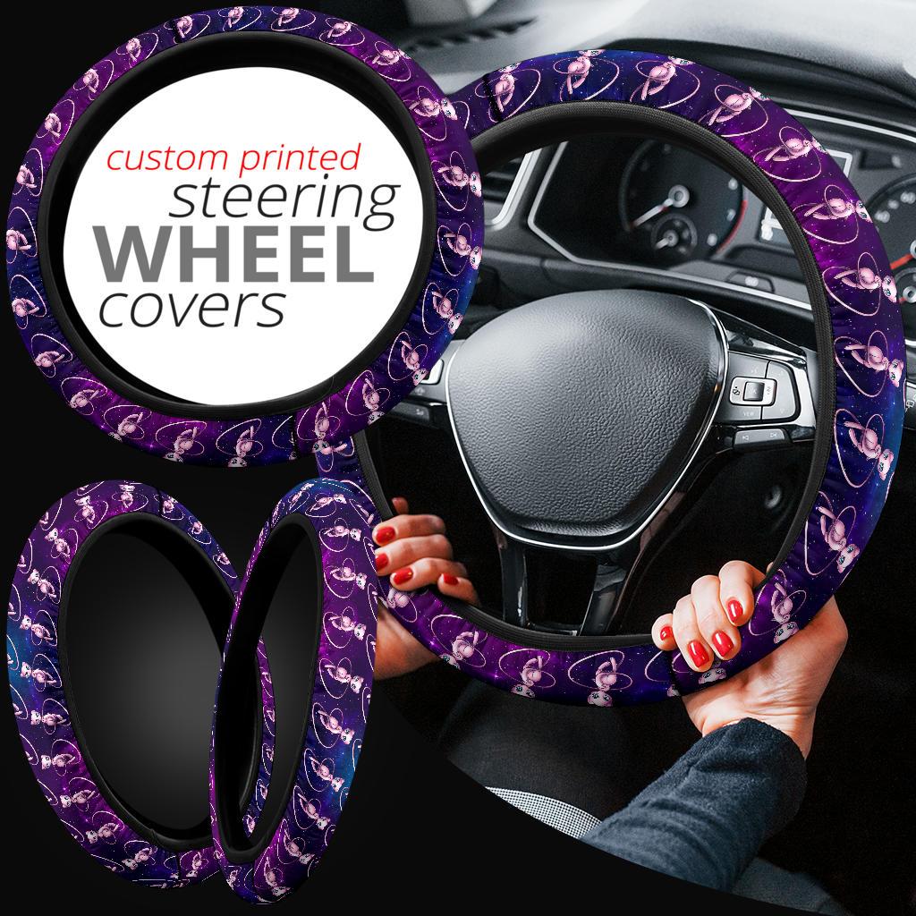 Mew Anime Custom Car Steering Wheel Cover