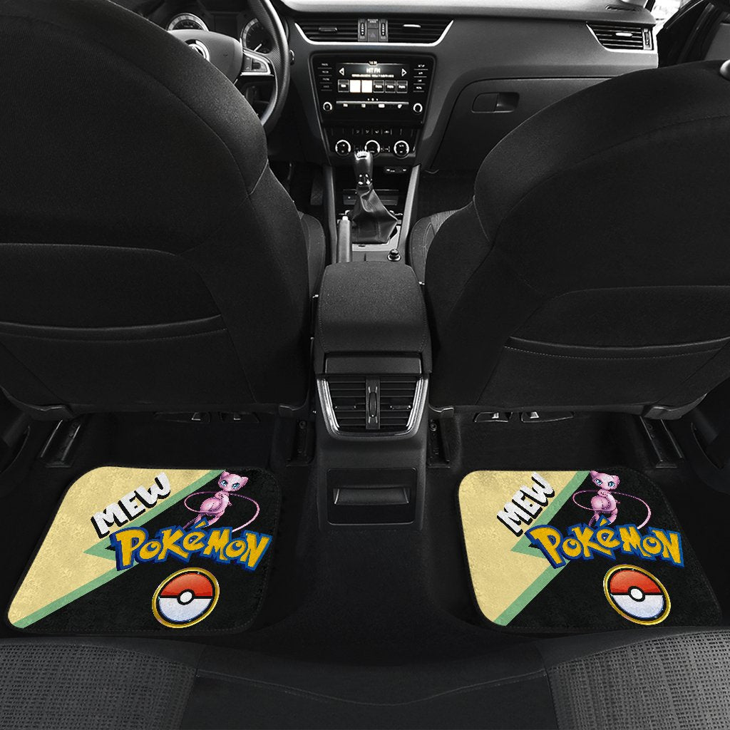 Mew Car Floor Mats Custom Anime Car Interior Accessories