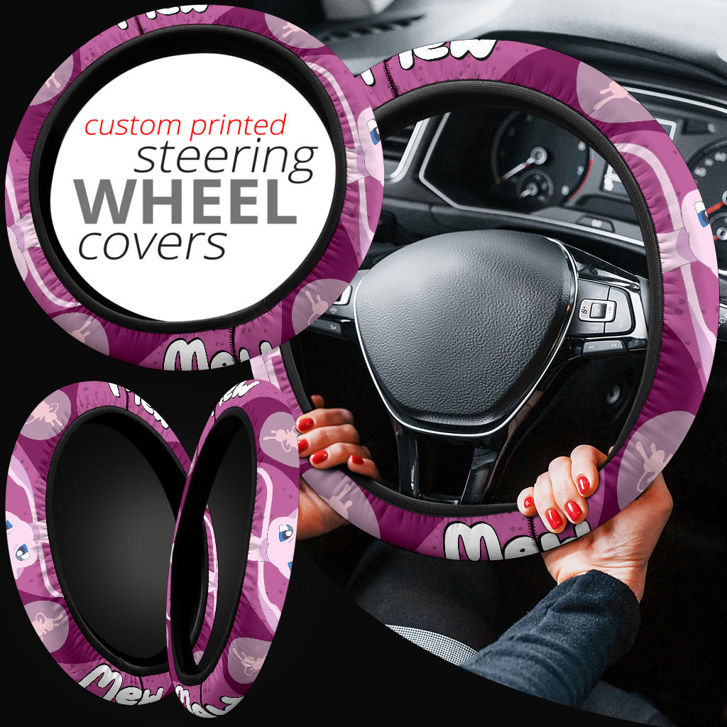 Mew Steering Wheel Cover