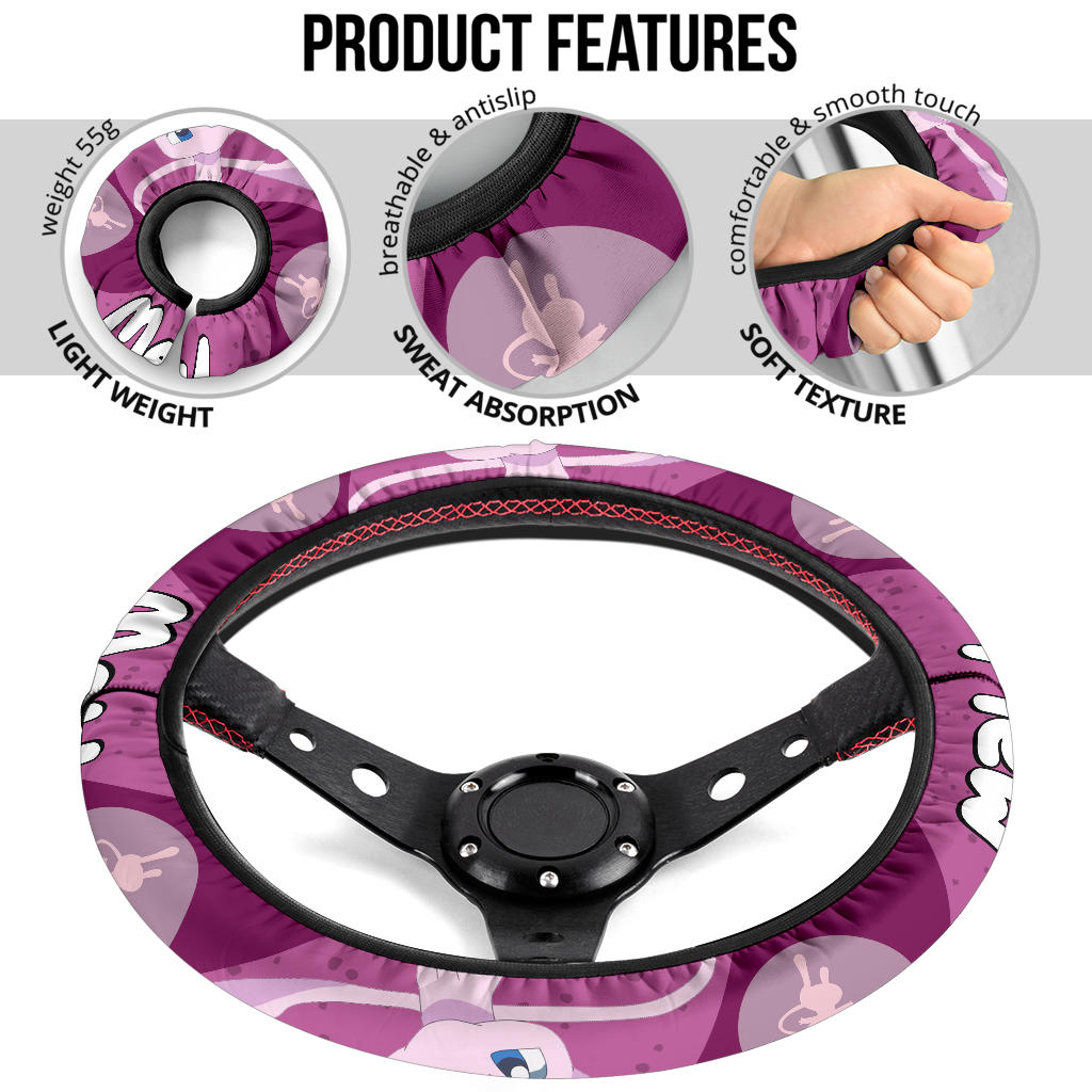 Mew Steering Wheel Cover