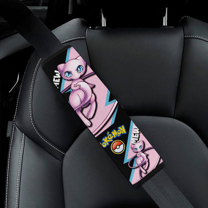 Mewcar seat belt covers Anime Custom Car Accessories