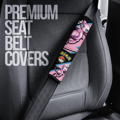 Mewcar seat belt covers Anime Custom Car Accessories
