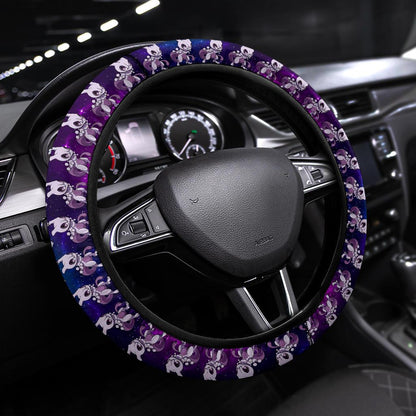 Mewtwo Anime Custom Car Steering Wheel Cover